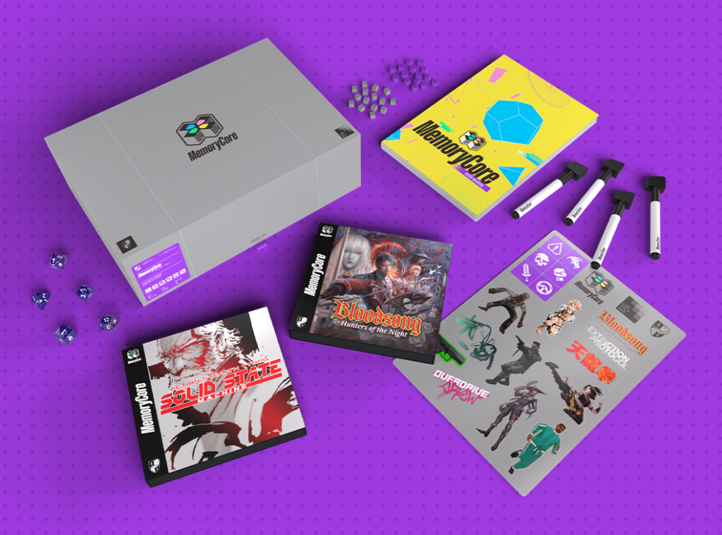 MemoryCore box opened