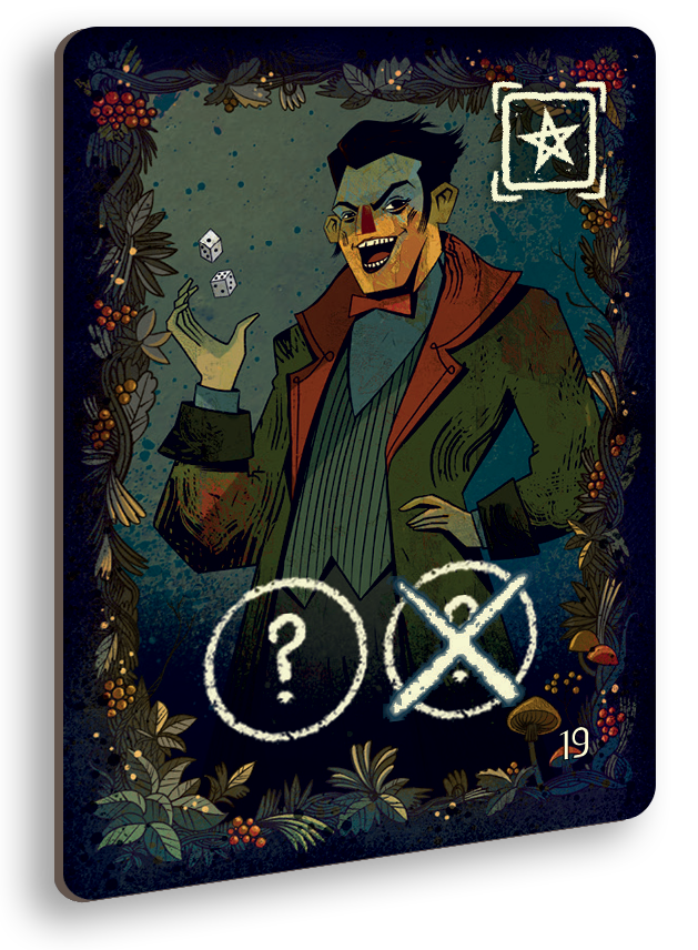 Drops Of Evil – Dishonest Gambler Assistant Promo Tile