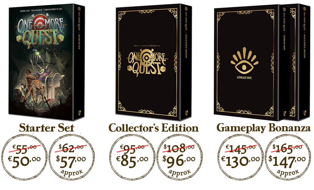 One More Quest - Live on Kickstarter - Pledge Levels