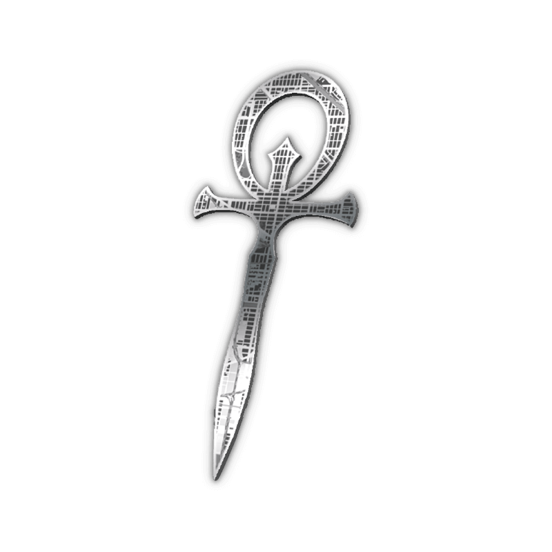 Vampire: The Masquerade Vendetta - Metal Ambition Token