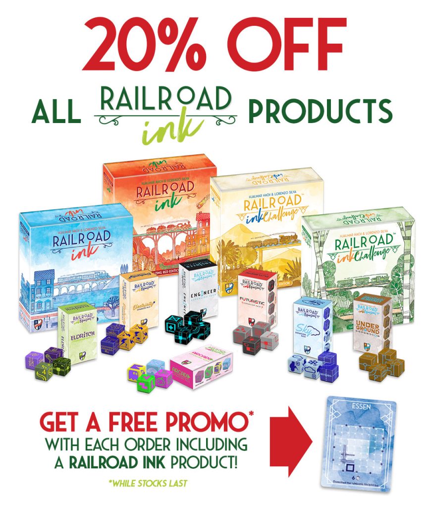 All Railroad Ink products are 20% off for a limited time!
