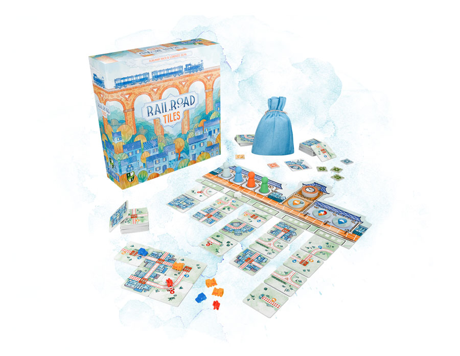 Railroad Tiles game setup