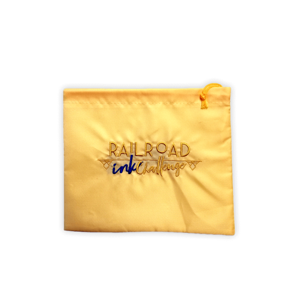Railroad Ink - Embroidered Cloth Bag Yellow