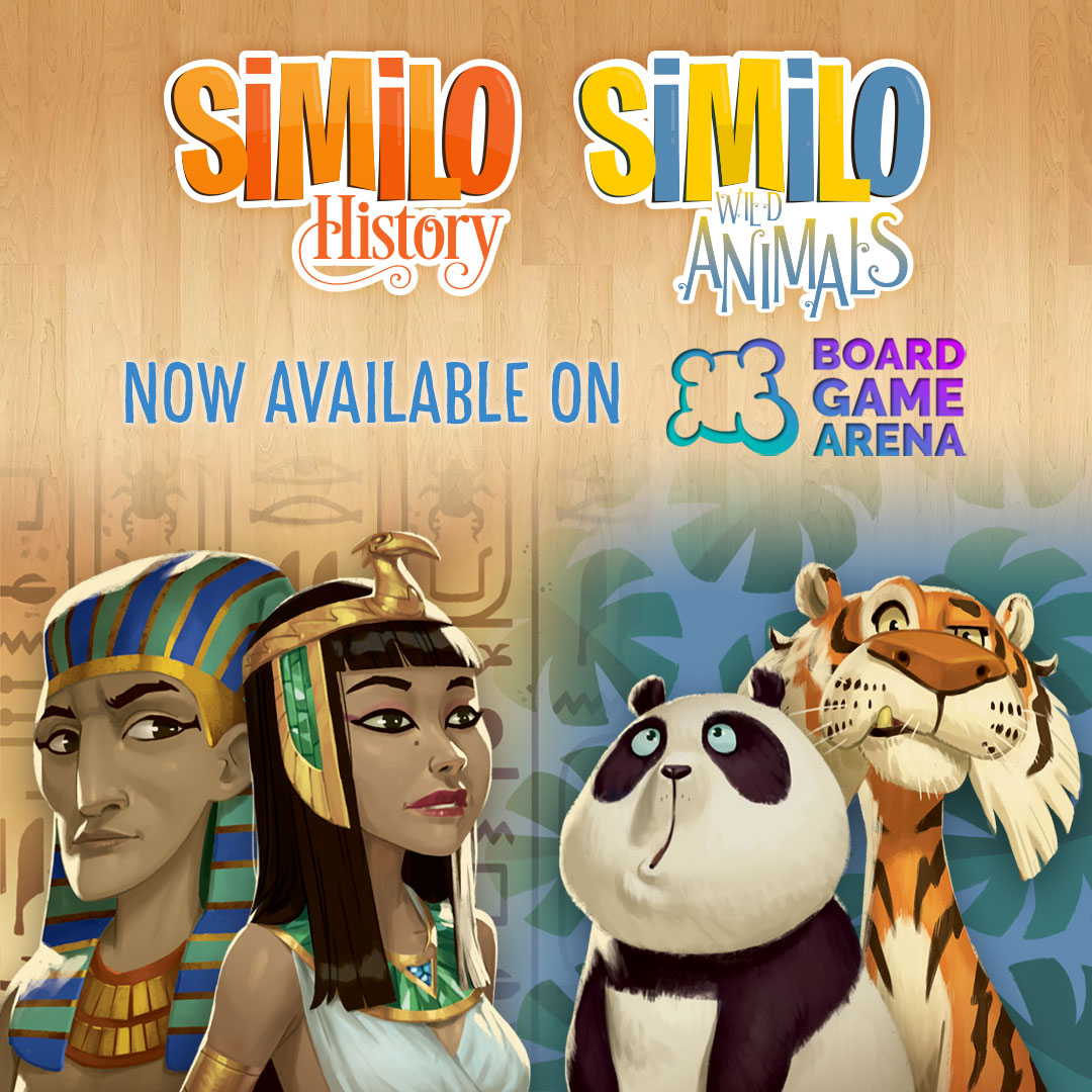 History and Wild Animals decks are now available for Similo on BoardGameArena!