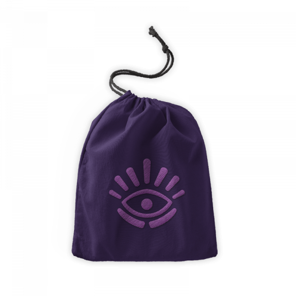 Dungeon Fighter - Embroidered Purple Cloth Bag