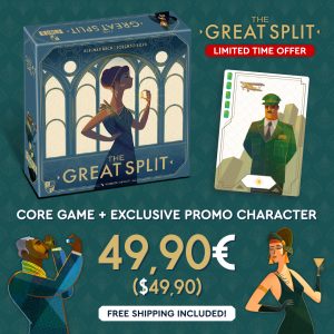 The Great Split + promo character now available with FREE SHIPPING!
