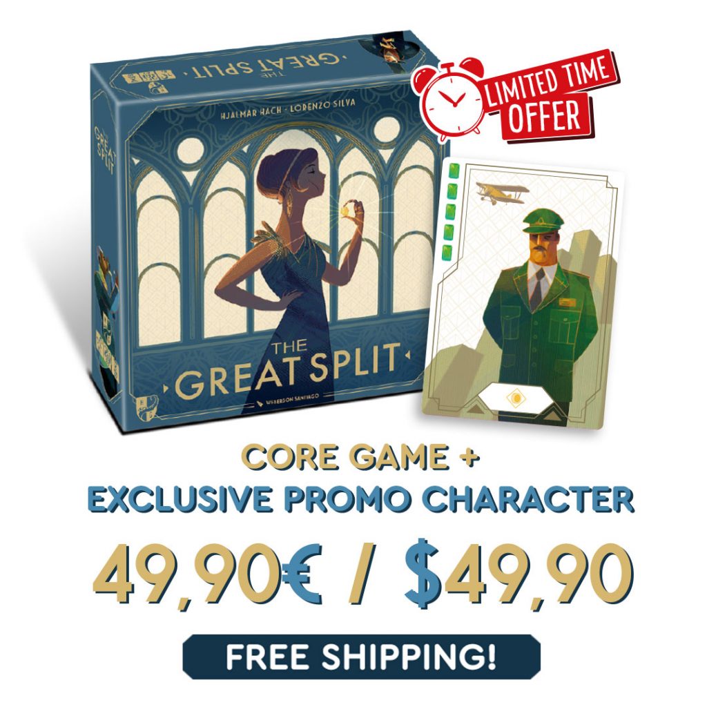 The Great Split + promo character now available with FREE SHIPPING!